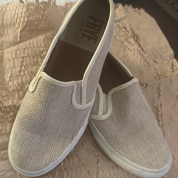 Frye Slip-On Canvas Shoes - 8 - Picture 2 of 2